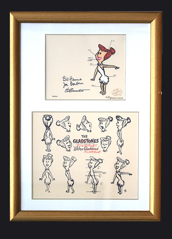 HANNA-BARBERA - Flintstones - Ed's Model Sheet -  Wilma